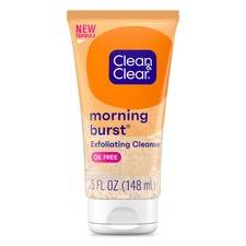 Exfoliante facial Clean&Clear Morning Burst con cuentas explosivas sin aceite paquete de 3 oz