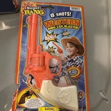 Wild West Western Sheriff Costume Toy Ring Cap Gun Blaster
