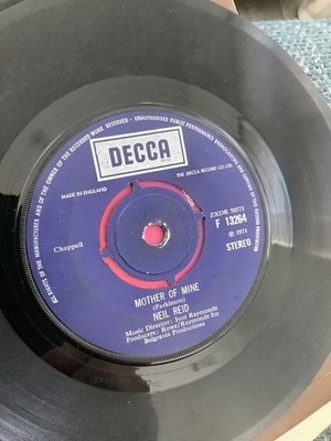Neil Reid.   Mother of mine.   7  vinyl  1971. Decca