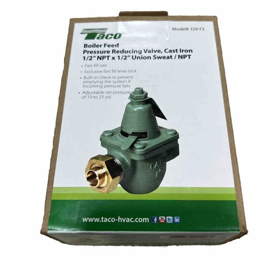 #ad #ad Taco Boiler Feed 329 T3 Cast Iron Pressure Reducing Valve 1 2” $64.00