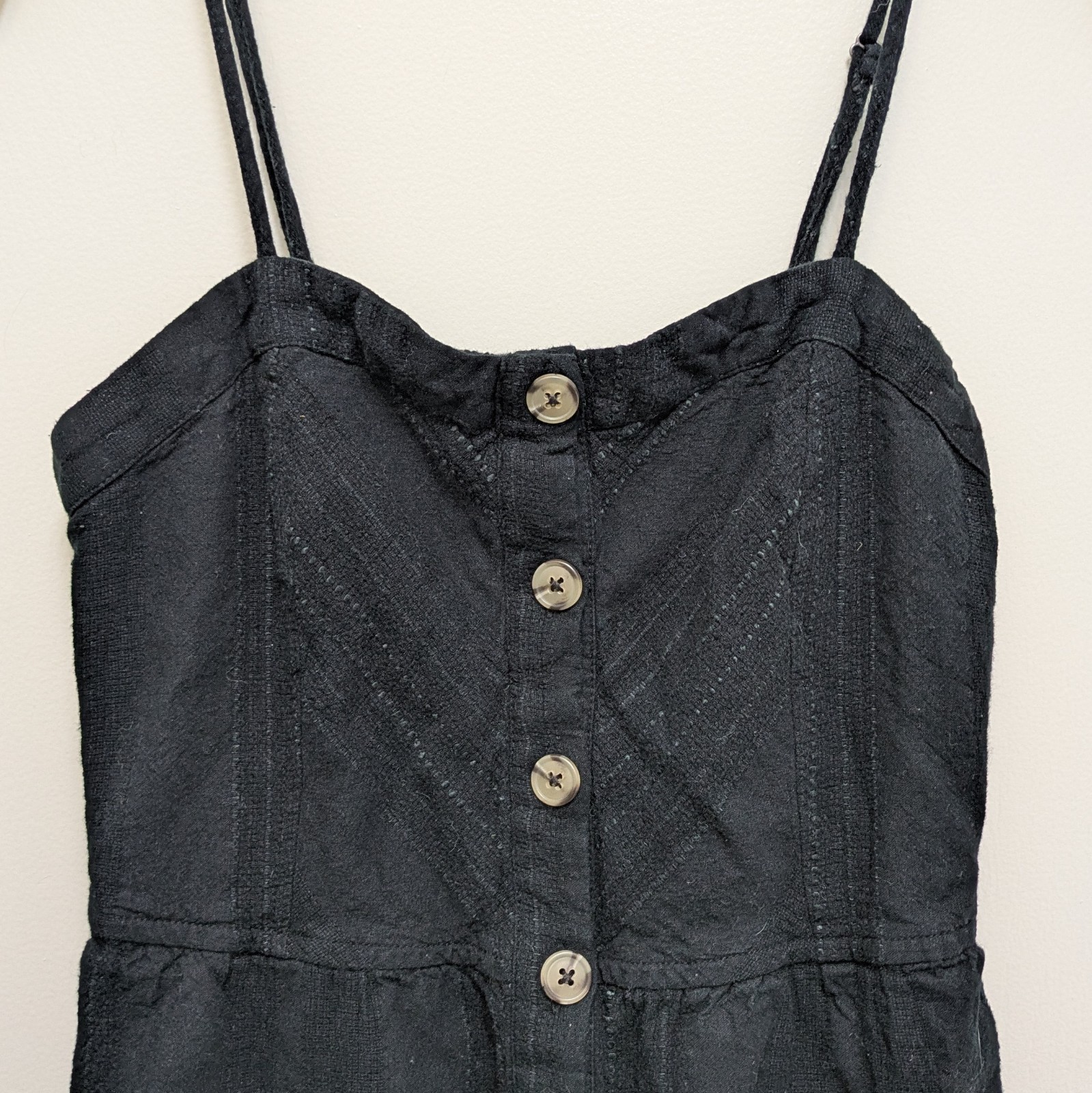 Universal Thread Short Black Button Down Spaghett… - image 4