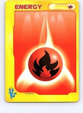 Japanese Pokemon Vintage VS Series NM-M Fire Energy Card