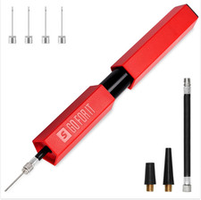 Ball Pump for Sports Balls - Push Pull Inflating System - Hand Pump for All Ex