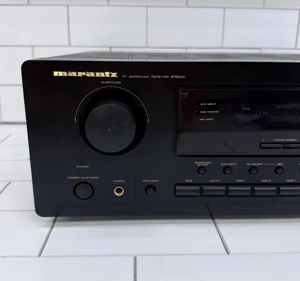 Marantz AV Surround Receiver, SR5000 5.1 350w - Tested & Works - Image 2 of 4