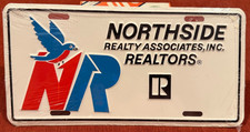 VINTAGE NORTHSIDE REALTY REALTORS License Plate Tag Booster Novelty