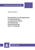 Damaris Nicodem | Doppellisting Und Anlegerschutz Im Amerikanischen Und...