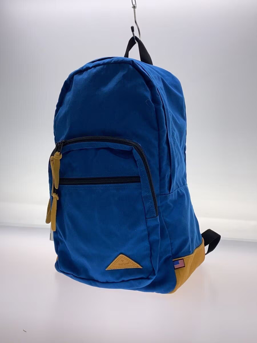 DATUM Backpack Nylon Blue Solid Color - image 2