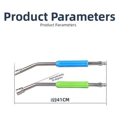 #ad #ad High Pressure Washer Car Wash Sprayer Stainless Steel 30 Deg Bent Rod 1 4 $25.31