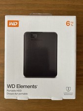 WD Elements Disque dur externe portable 6 To Noir USB-A Plug-and-play