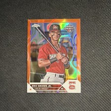2023 Eric Brown Jr. /25 Topps Pro Debut Chrome Orange Lava Refractor #PDC-36