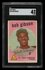 1959 Topps Set-Break #514 Bob Gibson SGC 4 VG EX