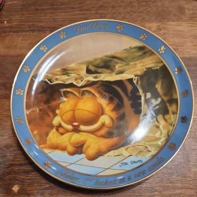 GARFIELD DANBURY MINT DEAR DIARY SERIES ''NEW CONDO'' COLLECTOR PLATE 1978