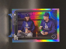 2025 TOPPS UPDATE LET 'EM EAT RAINBOW FOIL BLAKE SNELL/TYLER GLASNOW DODGERS