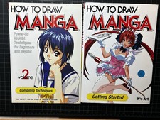 How to Draw Manga Vol 1  2 Compiling Techniques Paperback 2000 English