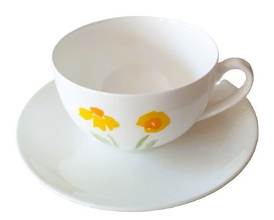 Dibbern Bone China Porzellan Impression Blume gelb:  AUSWAHL