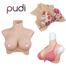 Silicone Breast Forms C-H Cup Breast Plates Fake Boobs Crossdresser Drag Queen