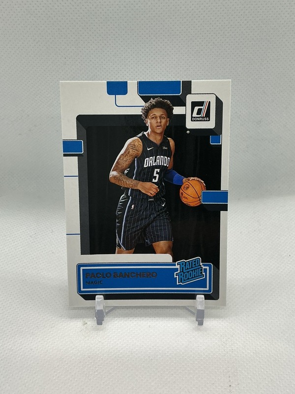 2022-23 Panini Donruss Rated Rookie #201 Paolo Banchero RC Orlando Magic
