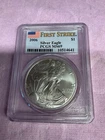 2006 American .999 Silver Eagle PCGS MS69 First Strike, US Flag Label