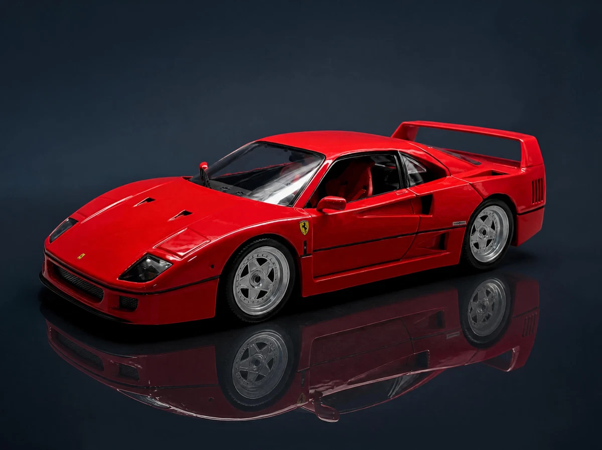 Ferrari F40 Red, NEW IN BOX Maisto 1:18 Scale Model Car