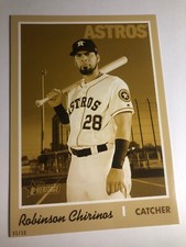 2019 Heritage High Number 5x7 Jumbo Robinson Chirinos Astros 560 01/10