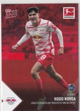 Topps Now 2021 Bundesliga Card 56 Hugo Novoa Rookie Card RC 69/99 Red Parallel. rookie card picture