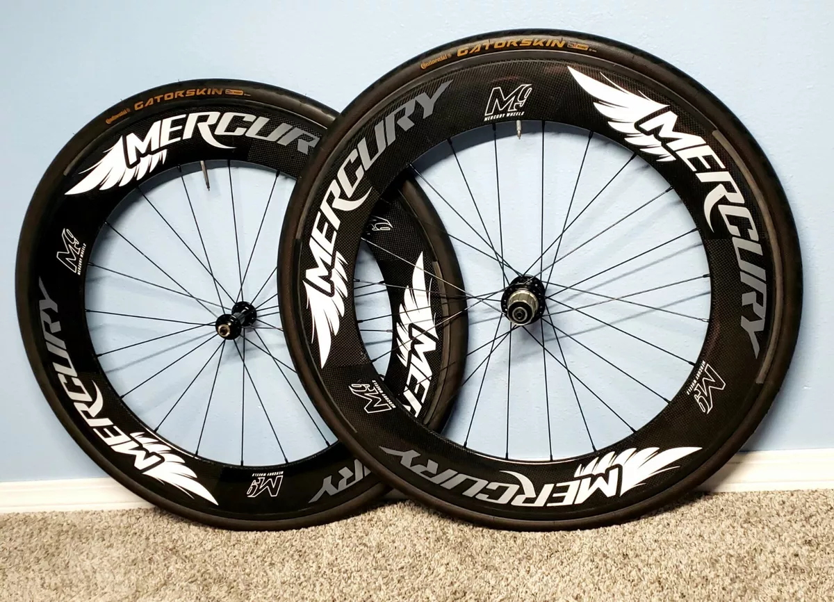 Mercury M9 Carbon Fiber Clincher RimBrake Aero Wheelset TT