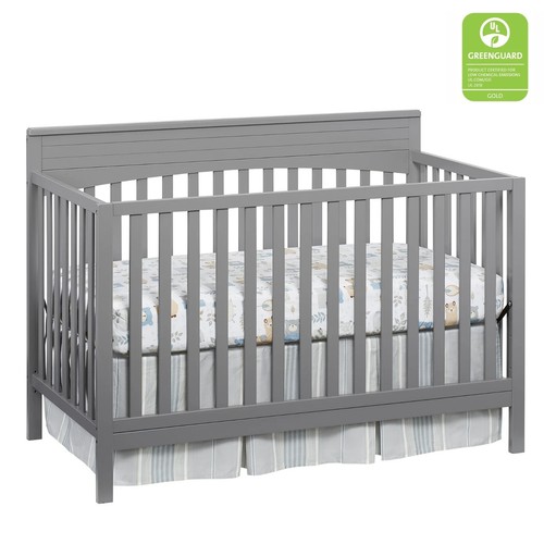 Cunas para Bebes 4 en 1 Convertible Cama para Niños Marco Baby Crib Gray NEW - Picture 8 of 12