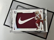 Cam Akers National Treasures Nike Swoosh /2 Florida State Fsu 