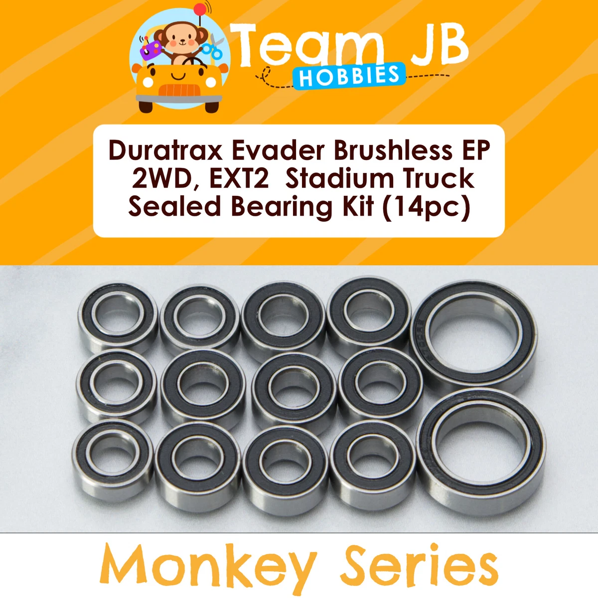 Duratrax Evader EXB scellé Roulement à billes kit pour RC Cars