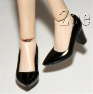 1:12 Chaussures de talons hauts noir pour 6inch Femelle Phicen TBL Action Figure Jouets pour le corps