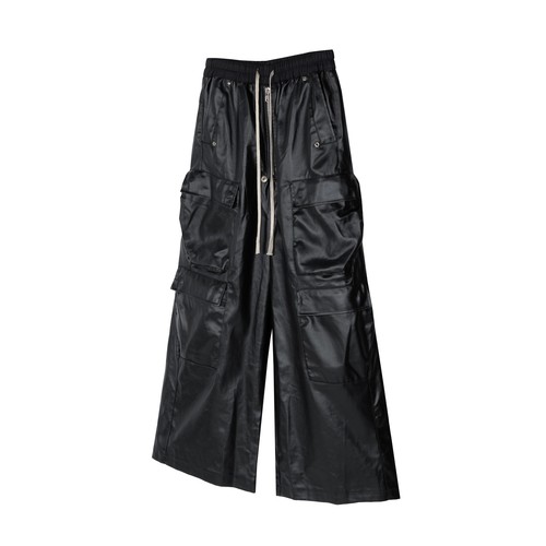 American Street Cargohose Herren Dreidimensional Pocket Wide Leg Schlaghose - Bild 5 von 14
