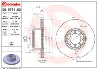 Brembo 2 Bremsscheiben BelüFtet 294 Mm (09.9761.60) | Bremsscheibenset,