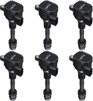 Ignition Coil UF349 BDFHYK Set of 6 Ignition Coils Pack for Nissan Altima