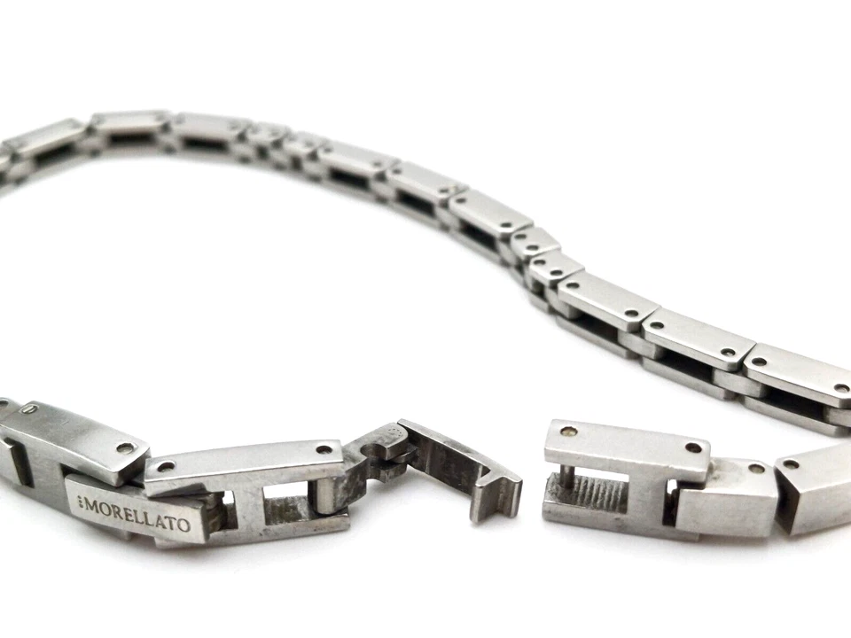 MORELLATO BRACCIALE UNISEX A MAGLIE CON PUNTI LUCE - Immagine 3 di 4