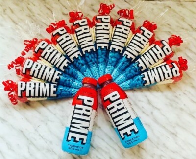 10 x vorgefüllte Prime Hydration Ice Pop Motto süße Zapfen | Prime inspirierte Party.