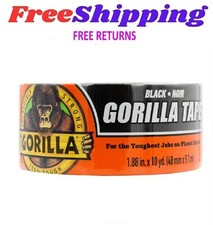 Gorilla Black 1.88 inch x 10 Yard Duct Tape, Single Roll
