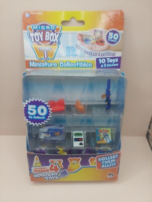 Micro Toy Box Serie 1 Miniatur Sammlerstücke 10 Spielzeuge - genau wie abgebildet NEU