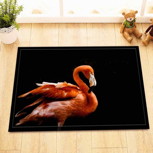 Flamingo Head Waterproof Bathroom Polyester Shower Curtain Liner Water Resistant - Bild 5 von 8