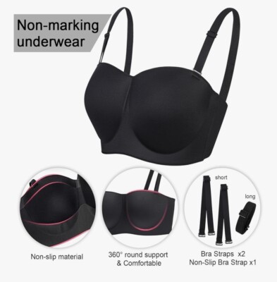 Strapless Push-Up Bra for Fuller Busts