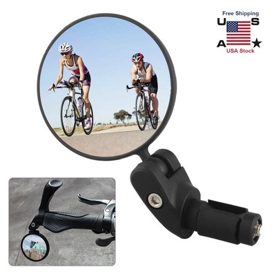 Bike Rear View Safety Bicycle Cycling Eye Mirror Road Touring Handlebar MTB New