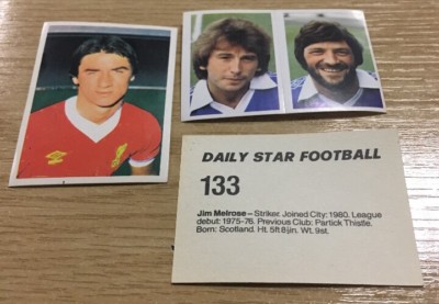 Daily Star Football 1980-81 - Auswahl aus Dropdown-Liste (T9)