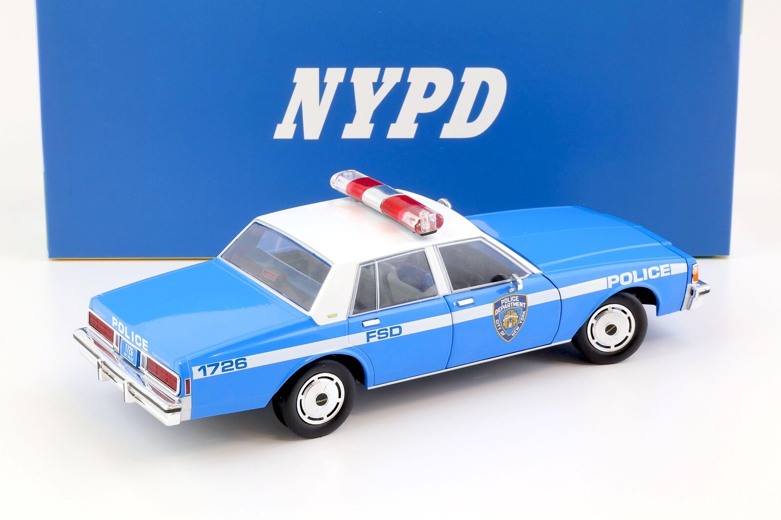 118 Greenlight 1990 Chevrolet Caprice NEW York City Police Department NYPD blue