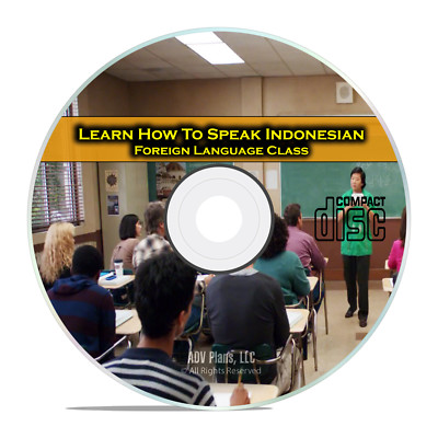 Learn How To Speak Indonesian, Fluent Foreign Language Training Class, CD G92