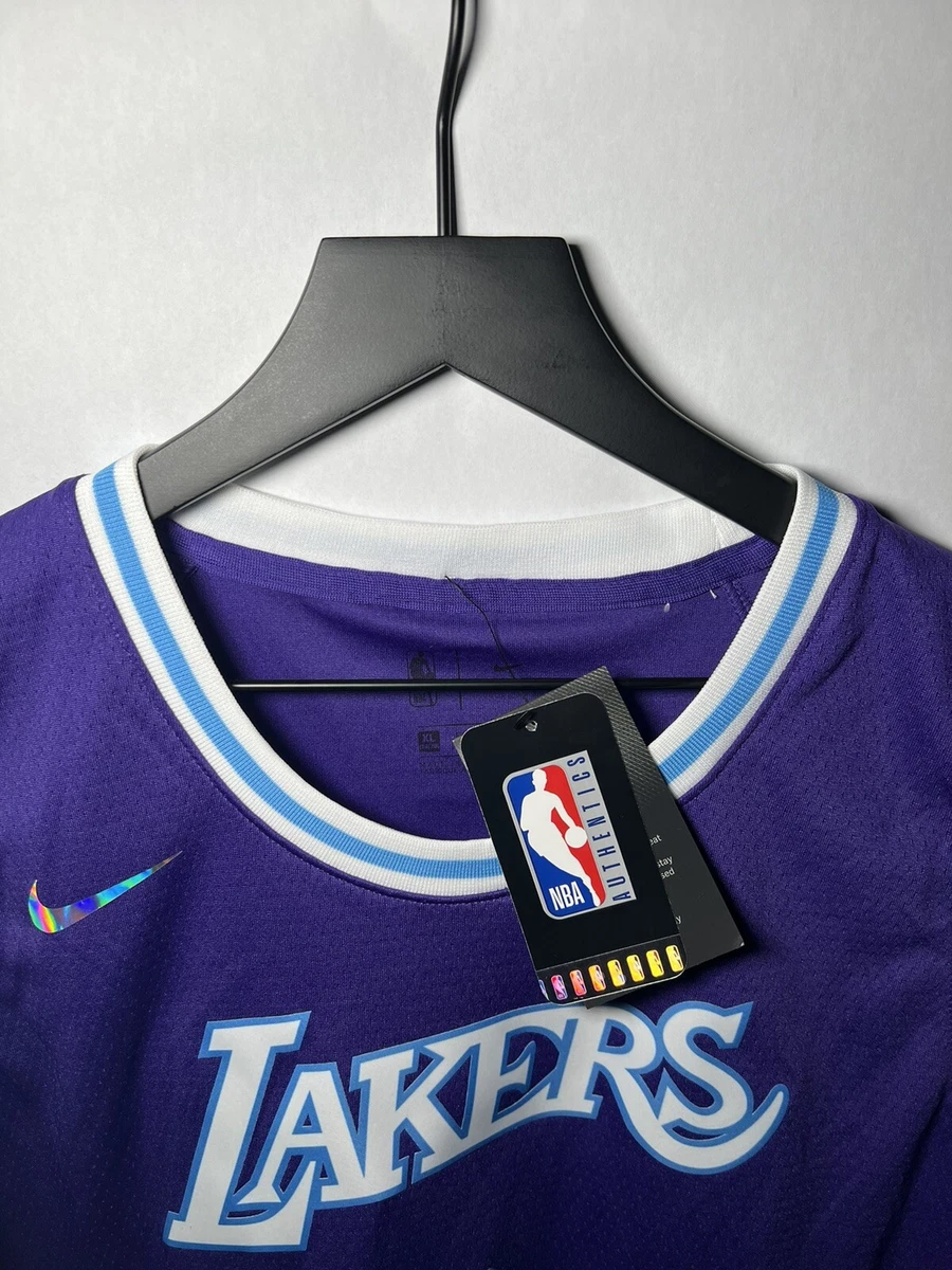 Nike Los Angeles Lakers LeBron James #6 Jersey City Edition Youth Sz Medium  $90 196691922384