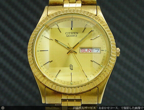 Citizen Wrist Watch Quartz 6100-K09320 5-sided cut glass Citizen Wrist Watch Quartz 6100-K09320 5-sided cut glass