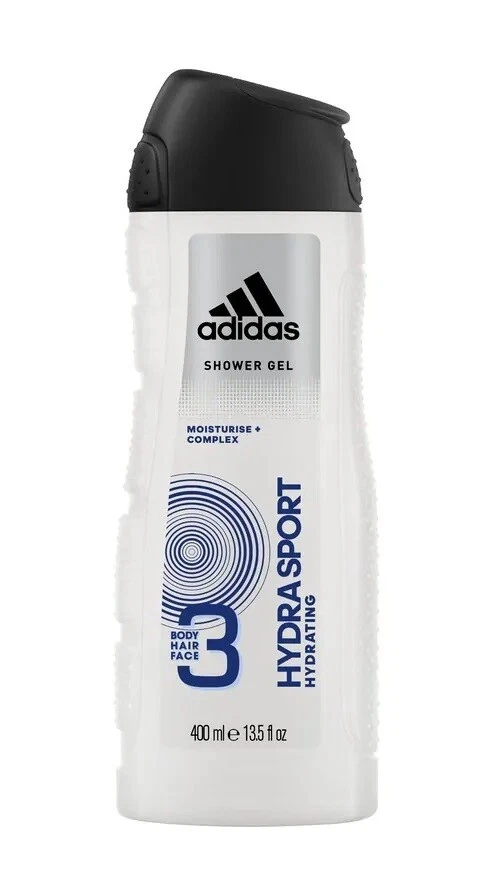 Adidas HYDRA SPORT 3IN1 BODY, HAIR AND FACE SHOWER GEL FOR HIM 400ml |