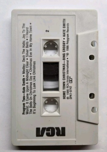 Home Town Christmas Bing Crosby Kate Smith (Cassette, 1986, RCA) - Picture 4 of 5