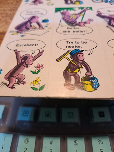 Curious George Grading Stickers - New - Picture 3 of 5