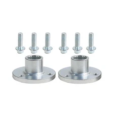 Pair 23T 3 Stud Rear Wheel Hub for 5'' Tire Go Kart 4 Wheeler Trike Go Kart Cart