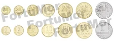Tajikistan 7 Coins SET,  1 2 5 10 20 50 Diram 1 Somoni 2011, UNC